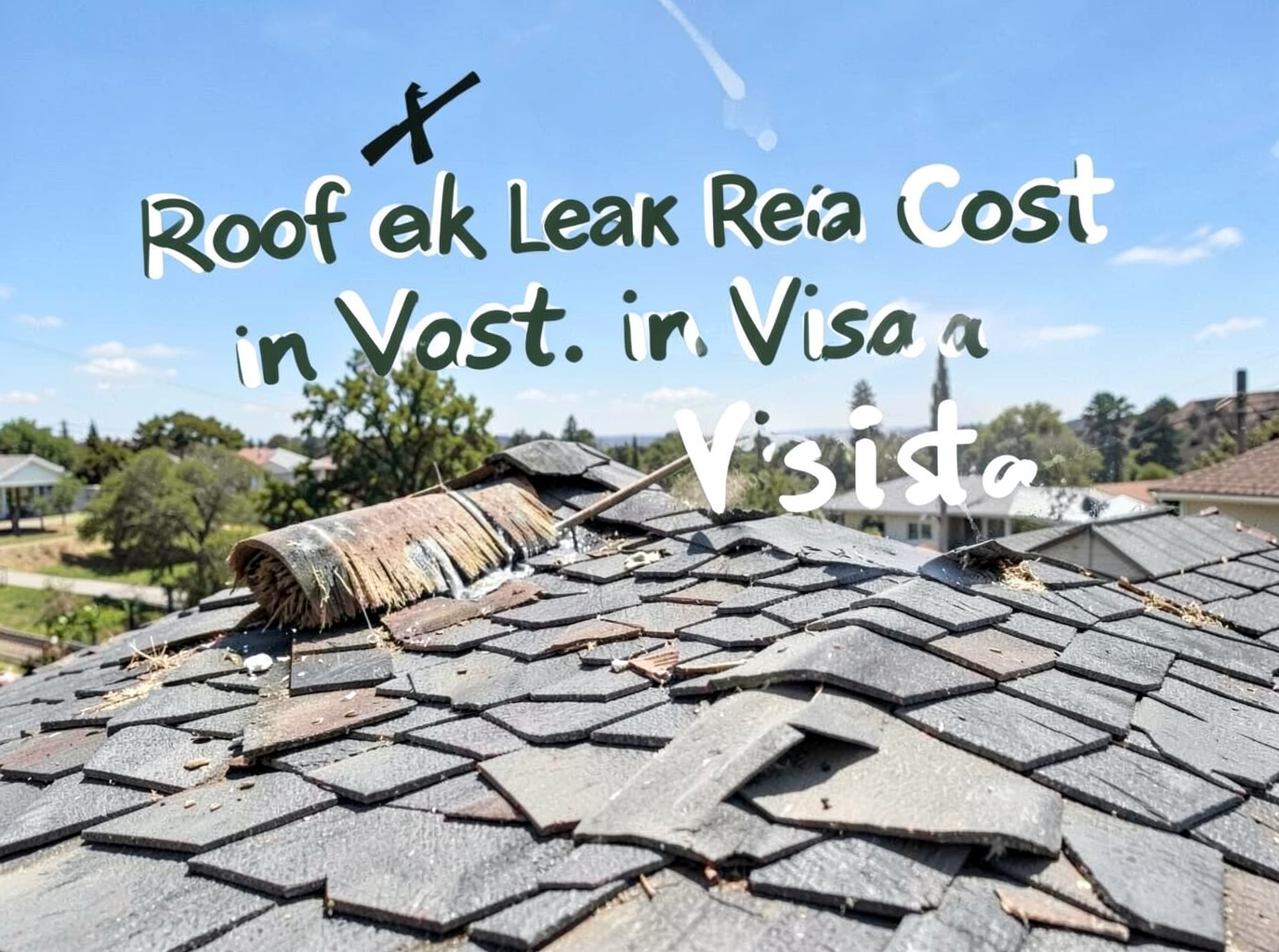 Roof Leak Repair Cost in Vista