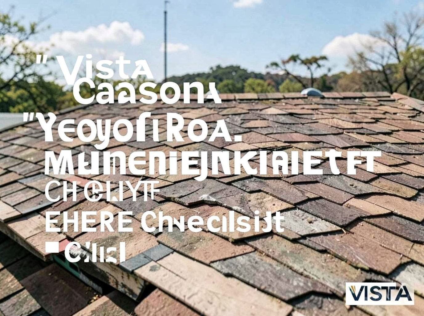 Vista Seasonal Roof Maintenance Checklist
