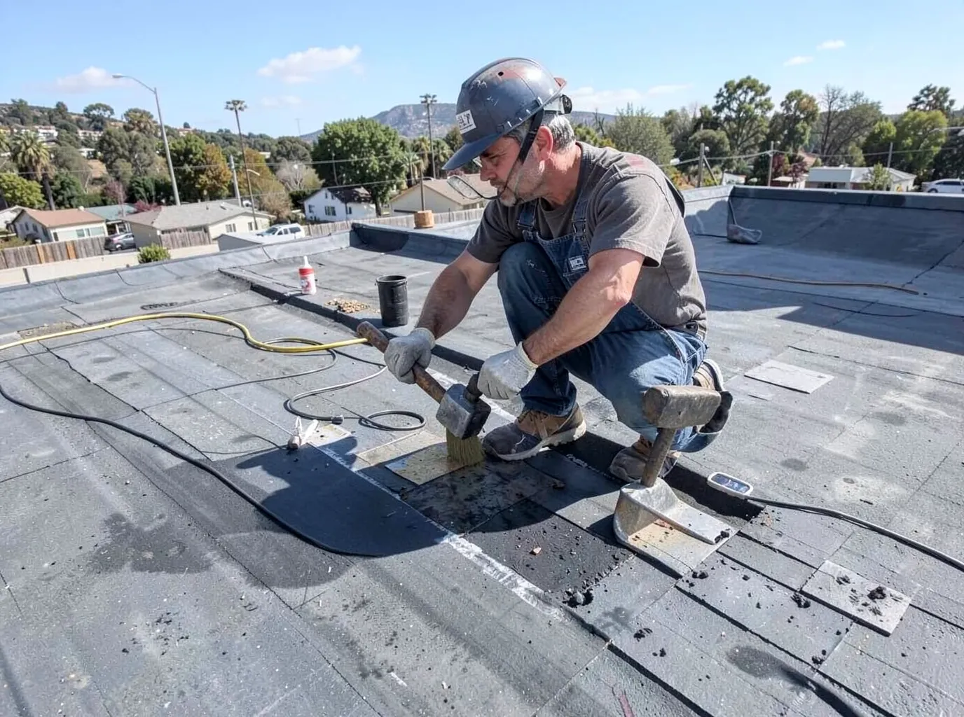 Flat / Low-Slope Roof Leak Repair in Vista, CA