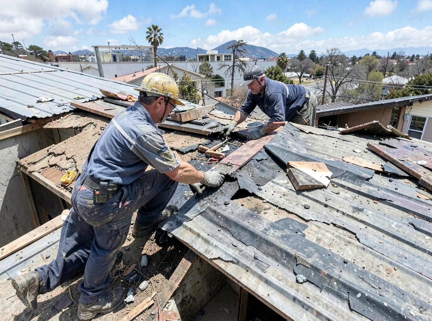 Storm Damage Roof Repair in Vista