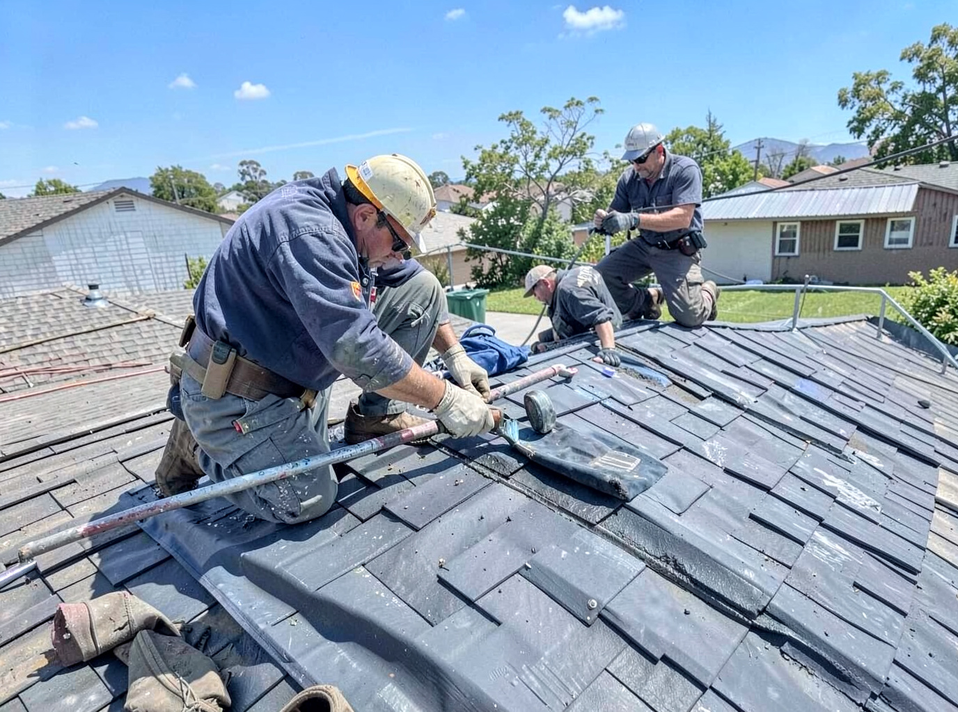 Wind Damage Roof Repair in Vista
